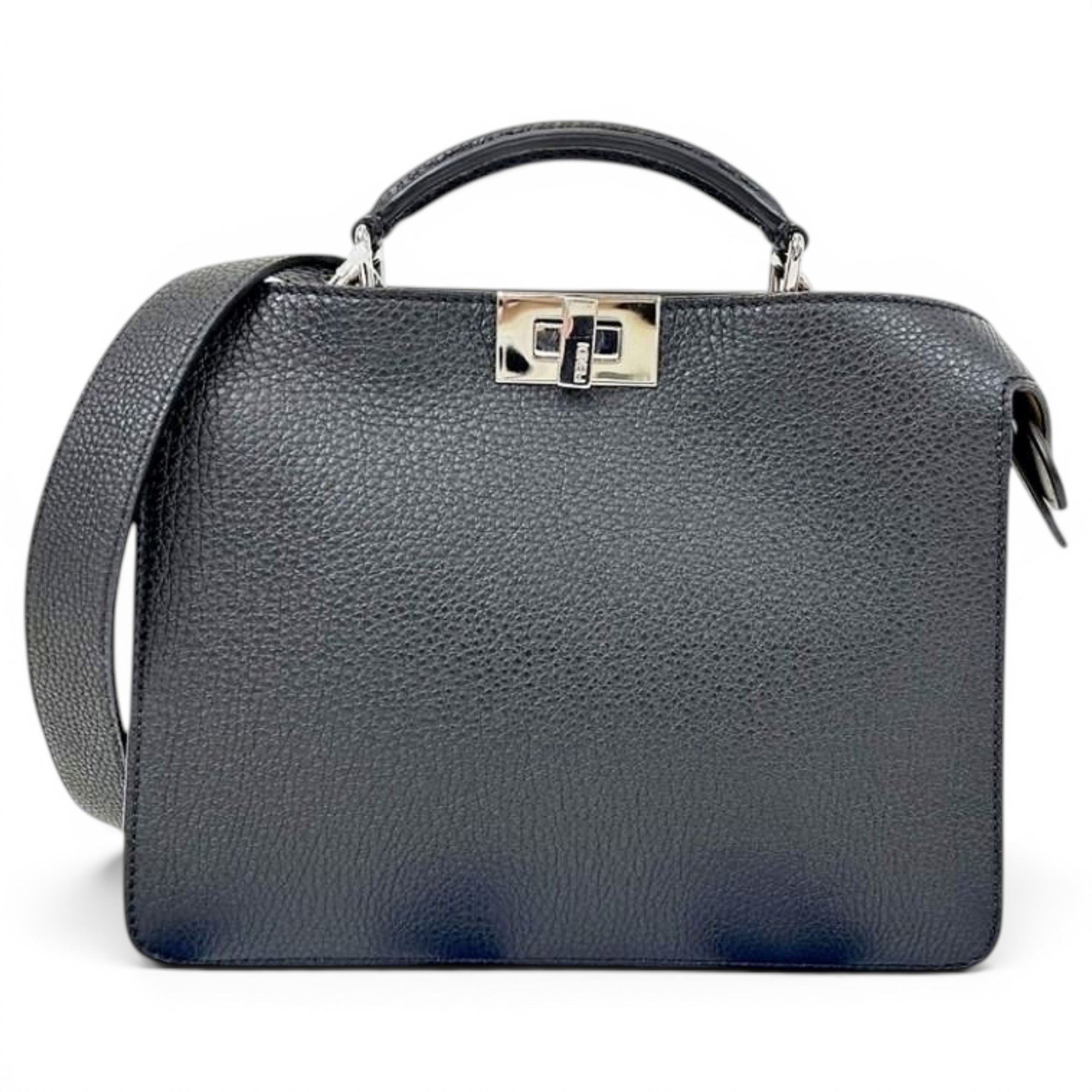 Peekaboo leather handbag