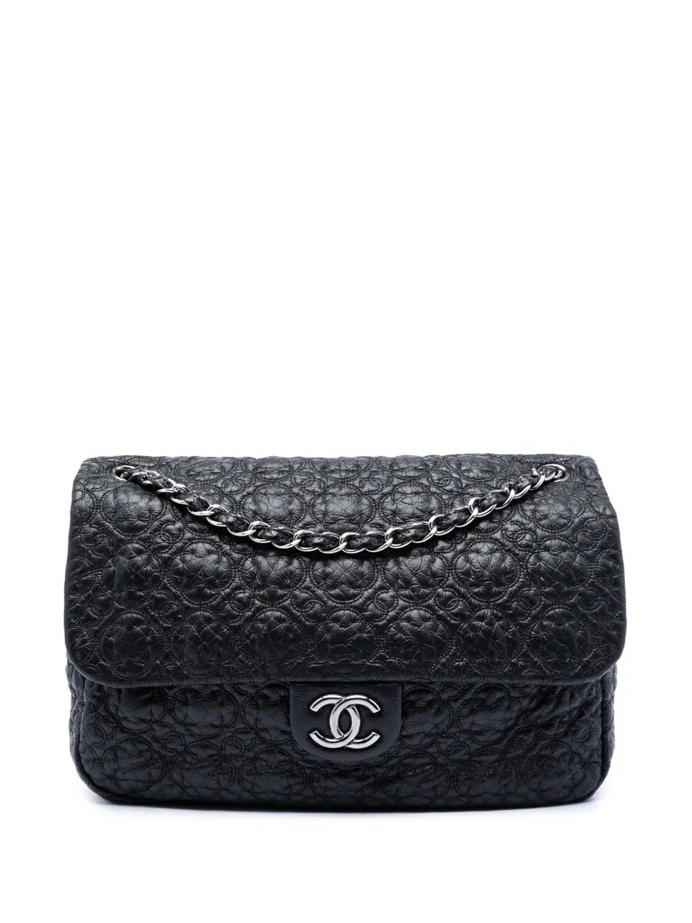 Chanel 2008-2009 Jumbo Quilted Vinyl Rock In Moscow Single Flap shoulder bag