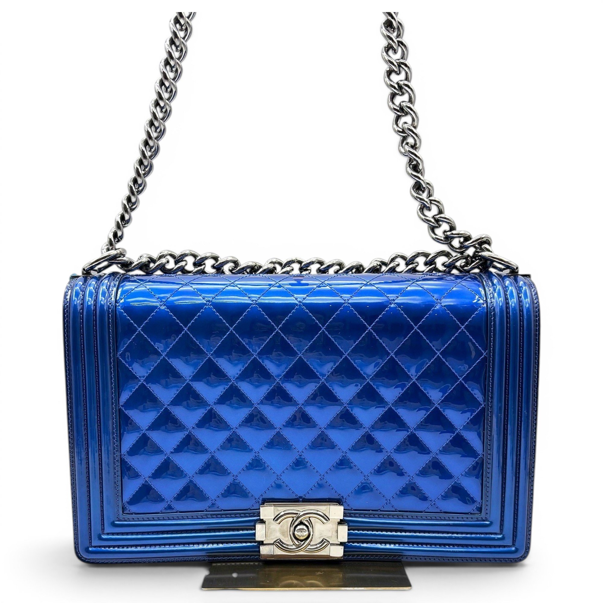 Boy patent leather handbag