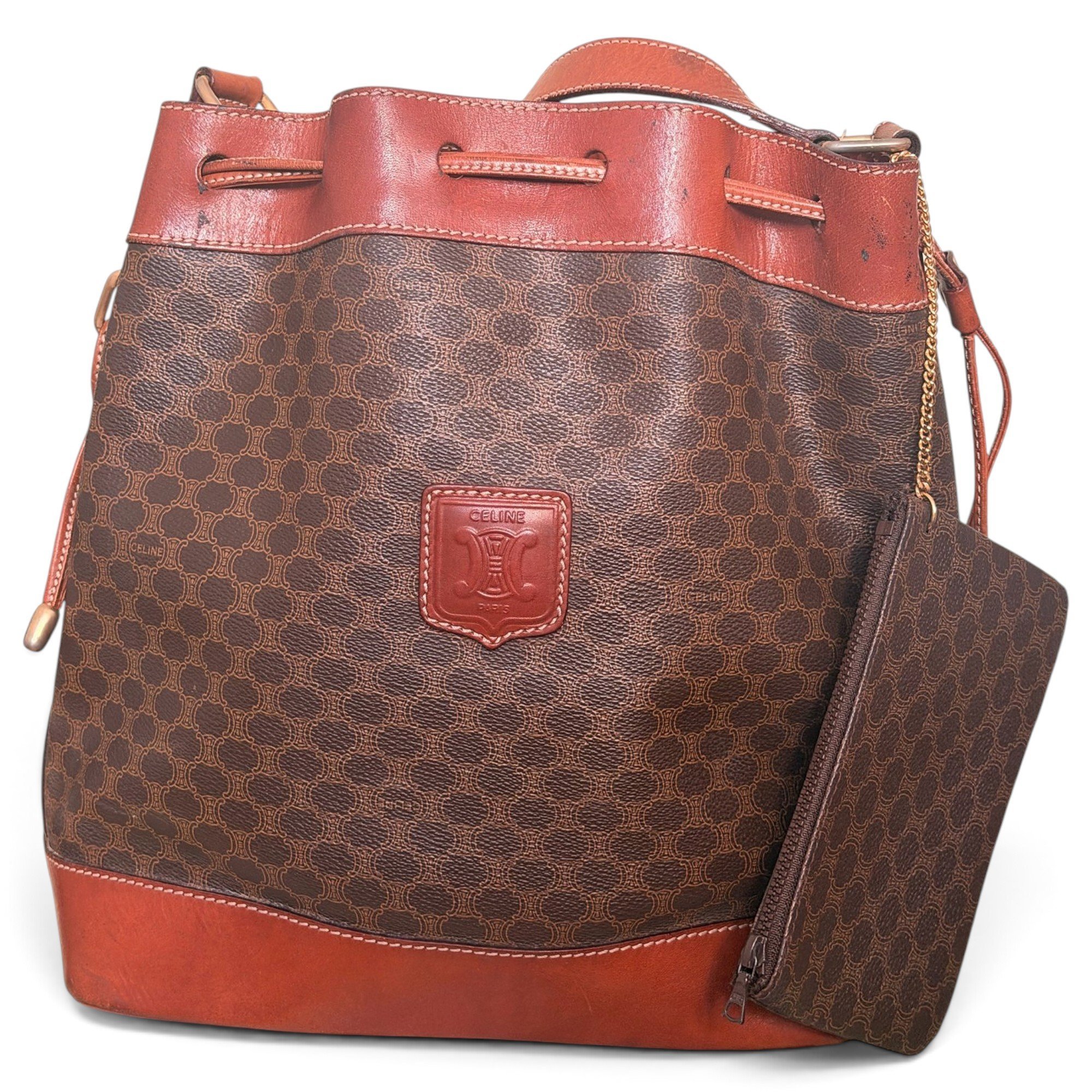 SAC SEAU leather handbag