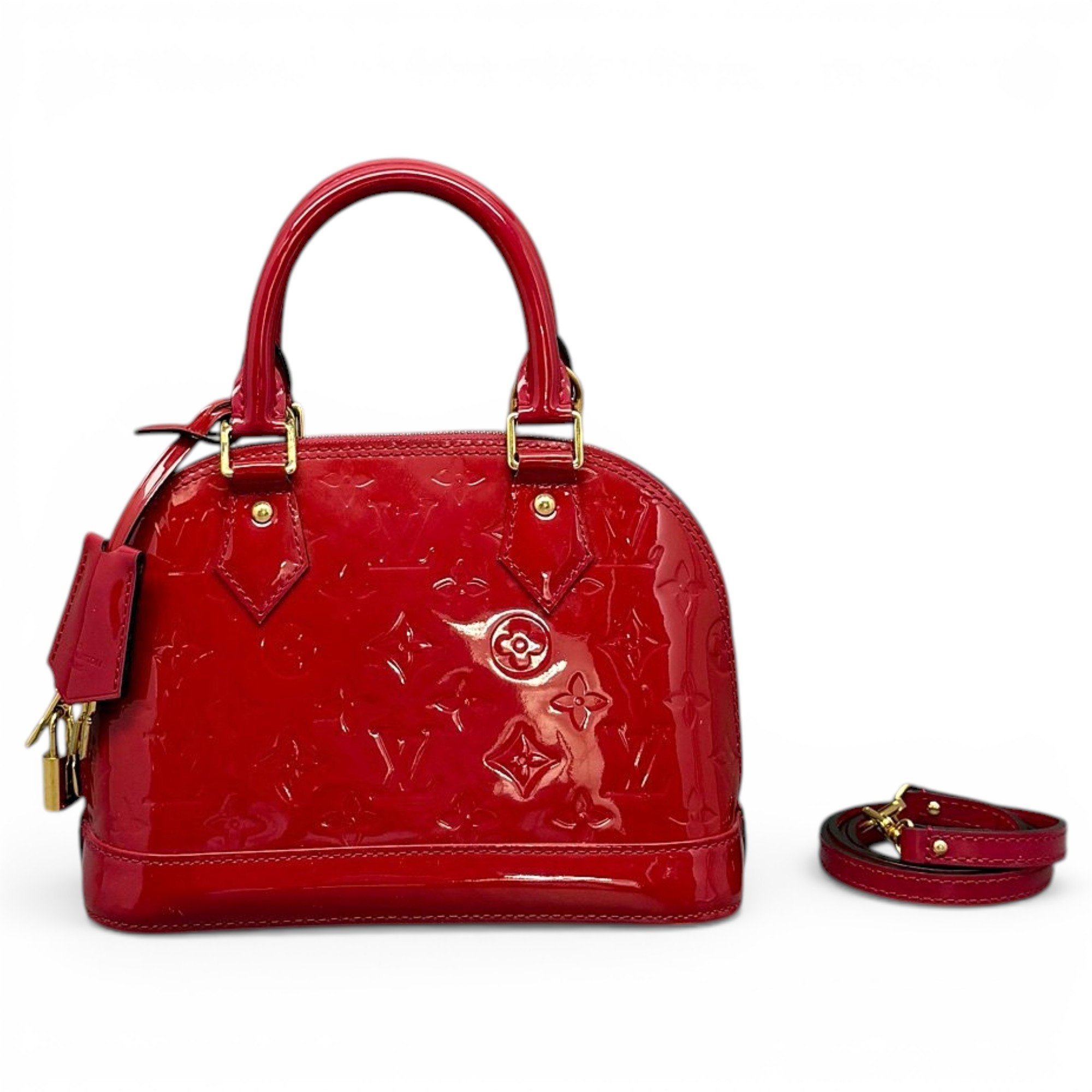 Alma BB patent leather handbag