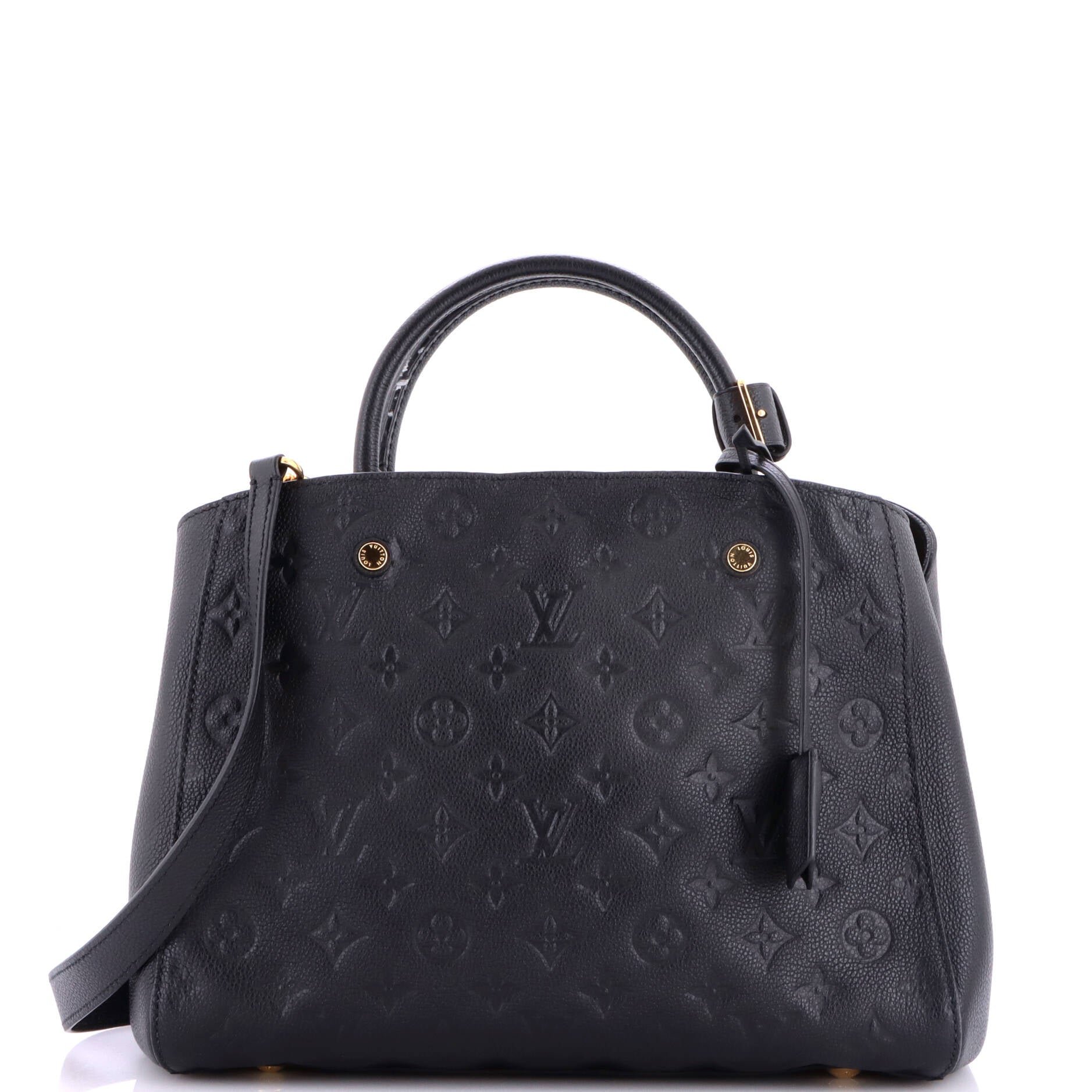 Montaigne Handbag Monogram Empreinte Leather MM