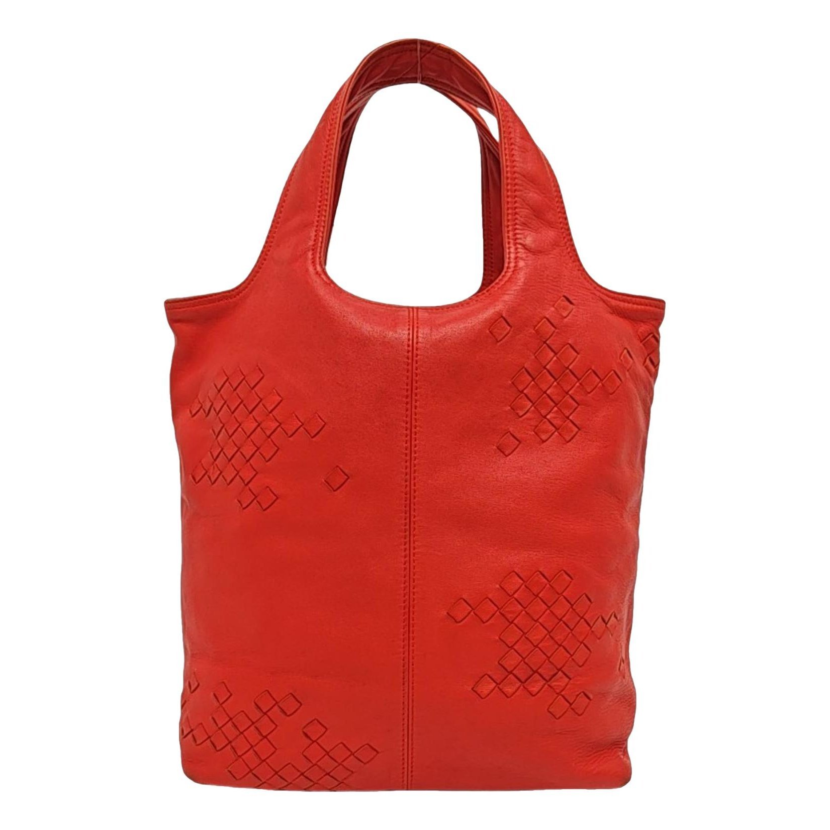 Fourre-Tout leather handbag