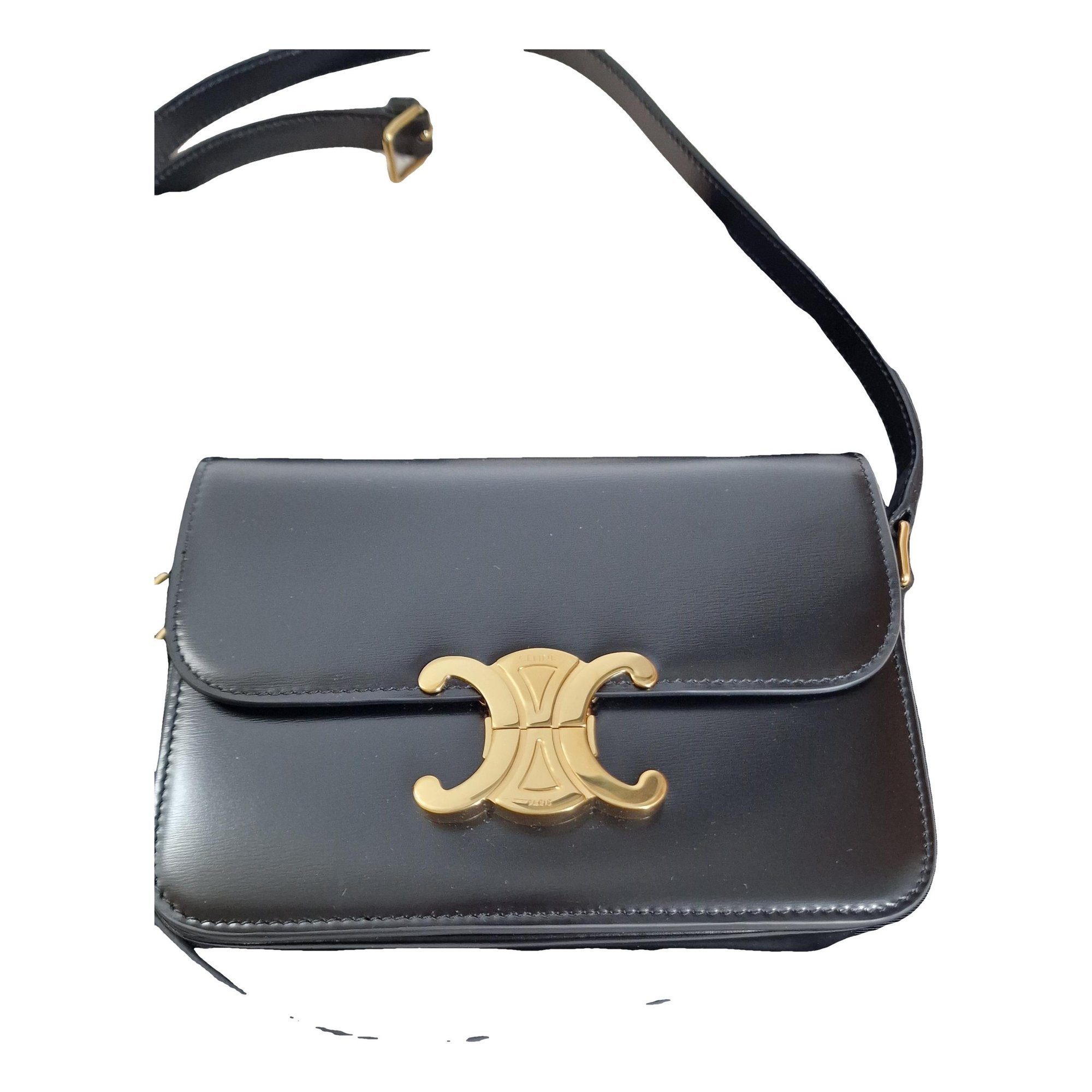 Triomphe leather handbag