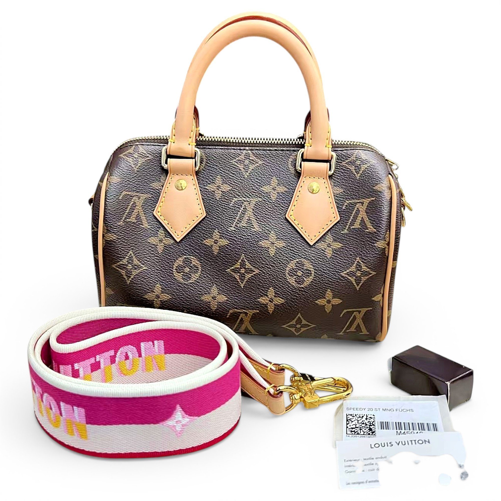 Speedy Bandoulière leather handbag