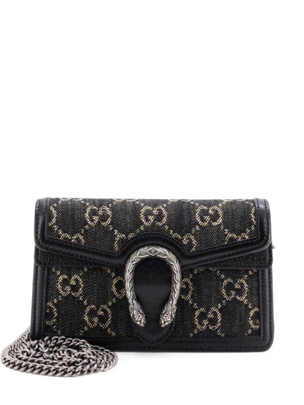 Dionysus Bag GG Denim Super Mini crossbody bag
