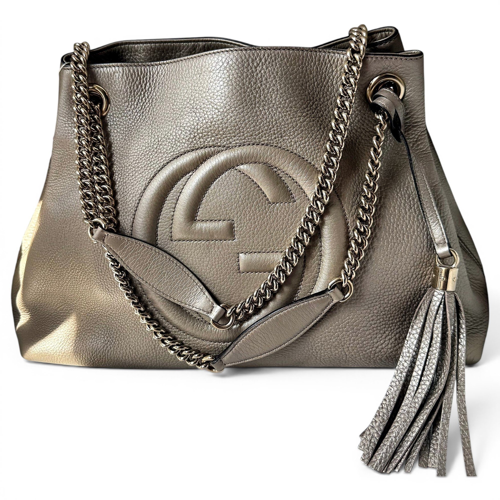 Soho leather tote