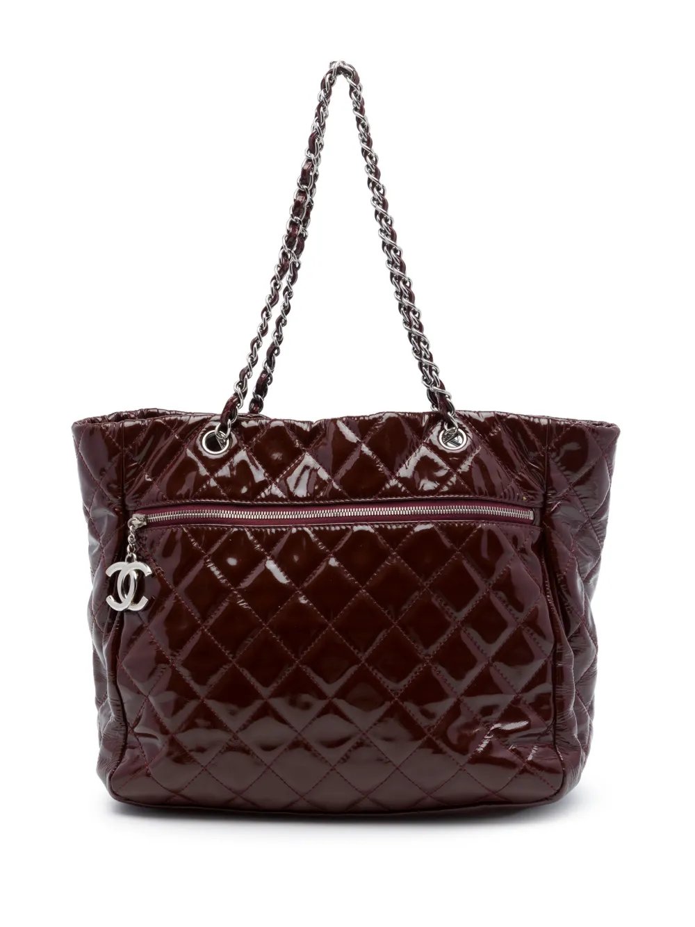 2009-2010 Quilted Patent Chic and Glitter Ligne tote bag