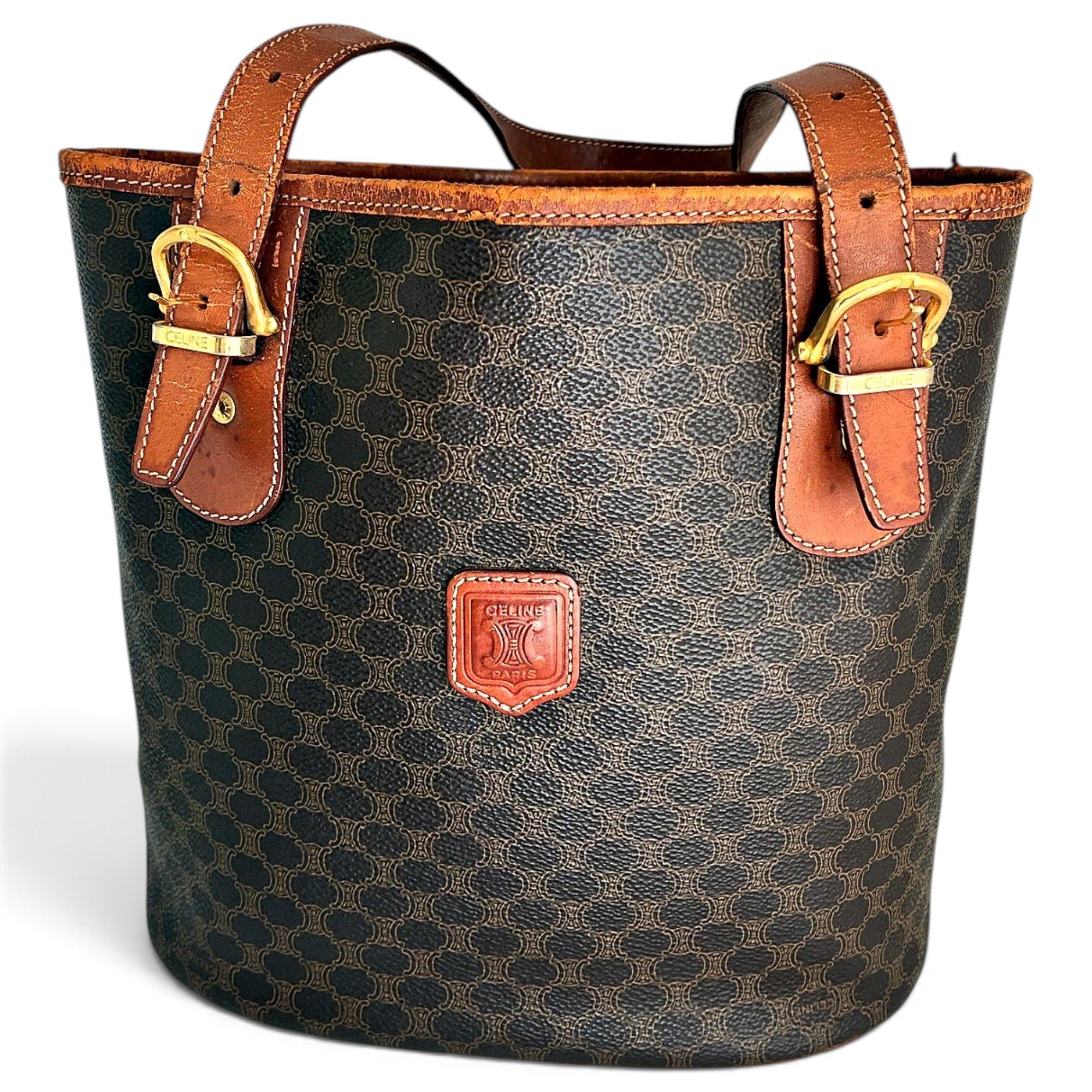 SAC SEAU leather handbag
