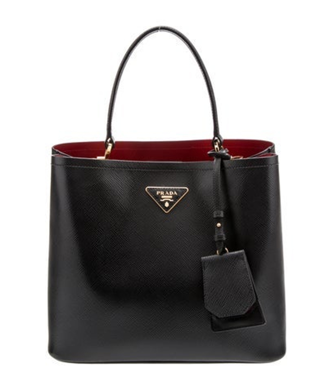 Prada Saffiano Leather Panier Medium