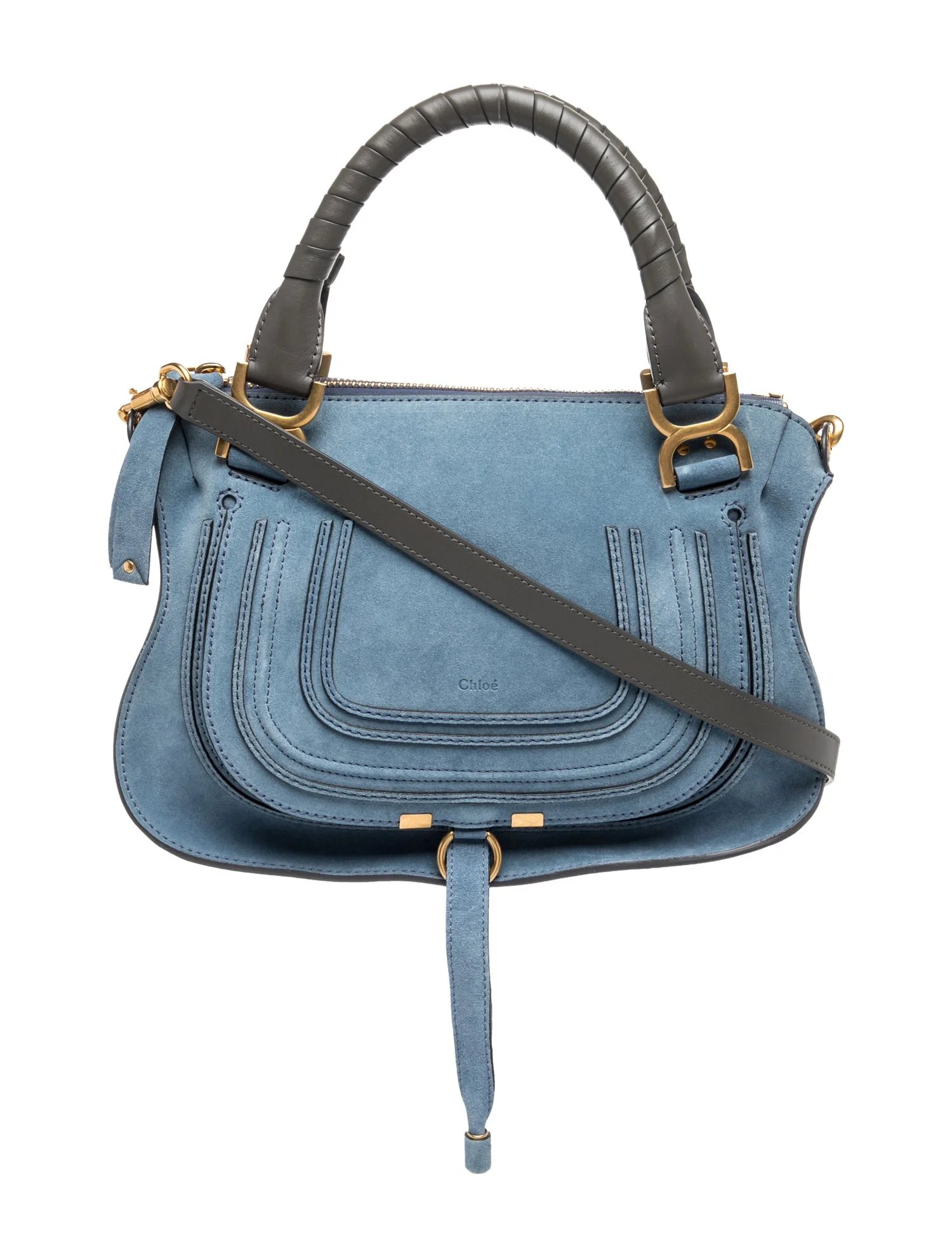 Leather Marcie Shoulder Bag Medium