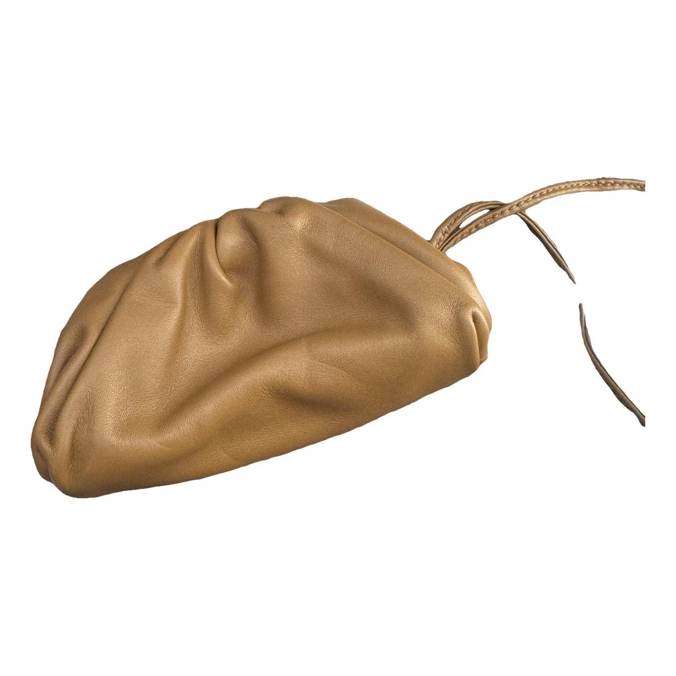 Pouch leather handbag