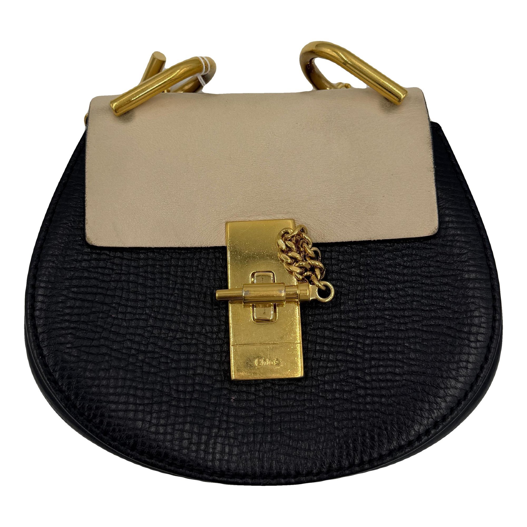 Drew leather handbag