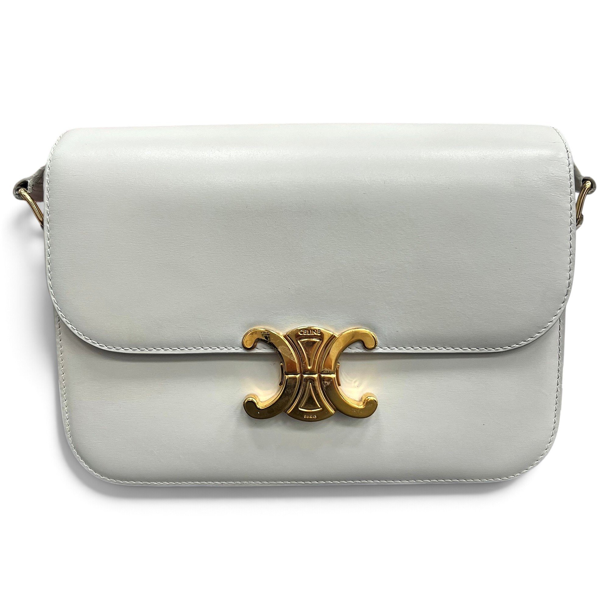 Triomphe leather handbag