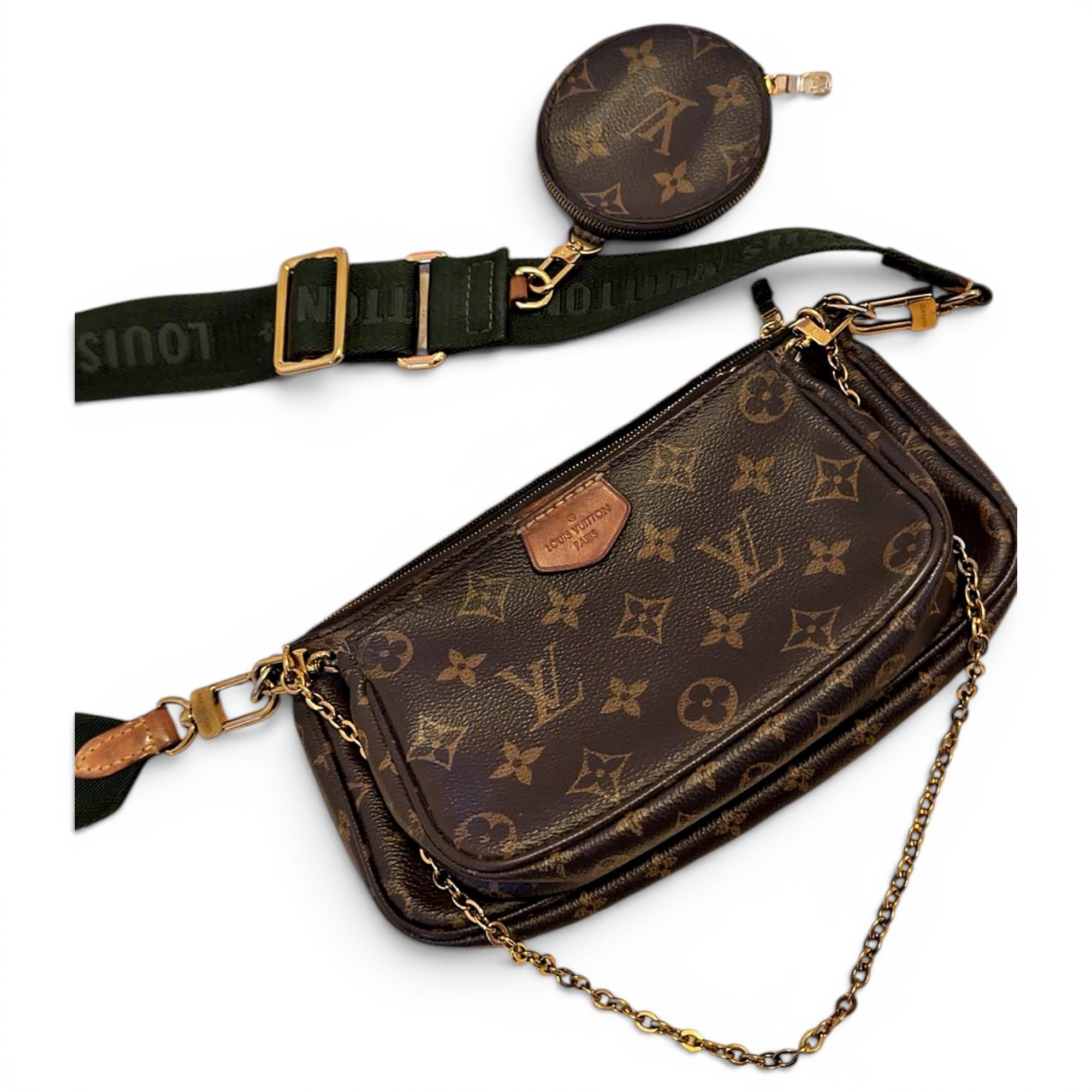 Multi Pochette Accessoires leather crossbody bag
