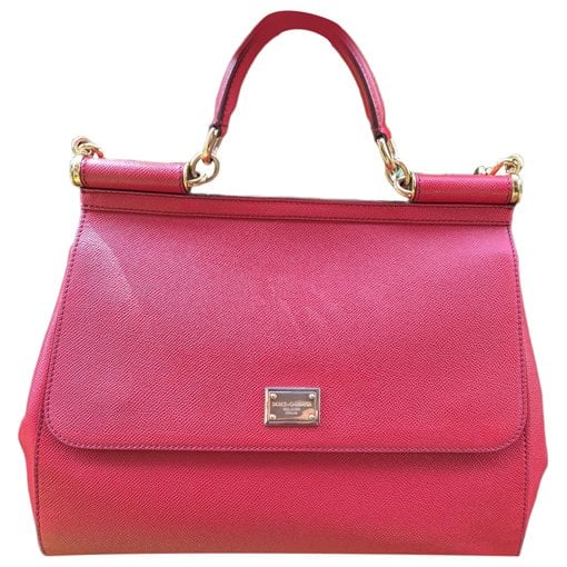 Dolce & Gabbana Sicily leather handbag
