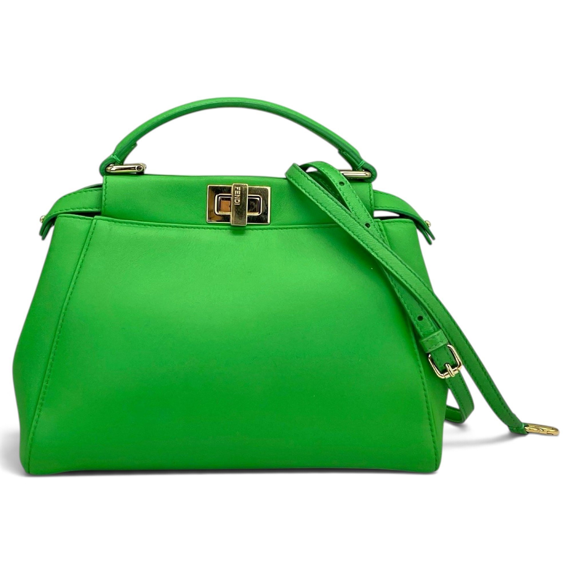 Peekaboo leather handbag