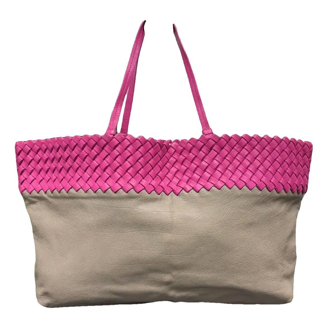 Fourre-Tout leather handbag