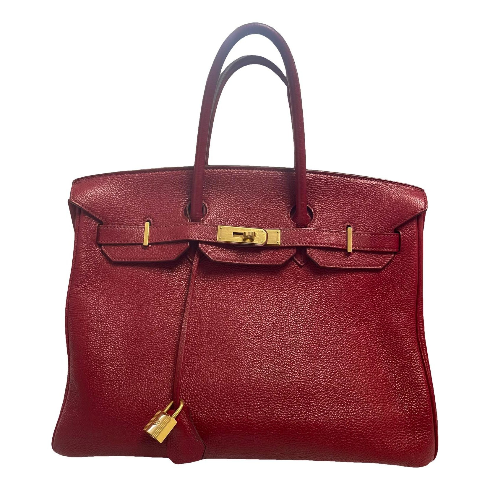 Birkin 35 leather handbag