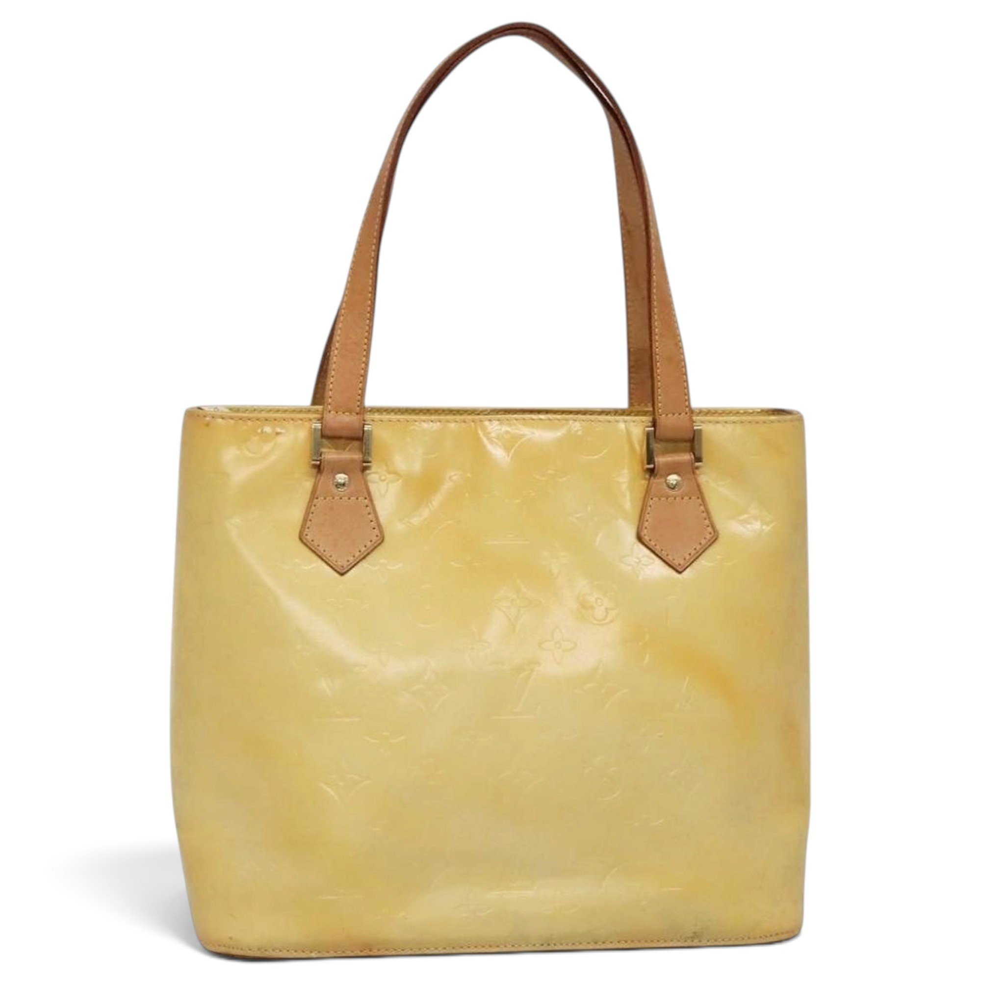 Houston patent leather handbag