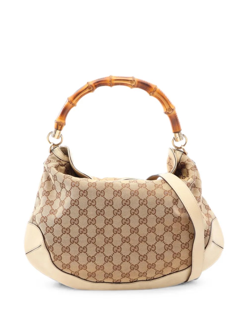 2000s Bamboo GG canvas tote bag