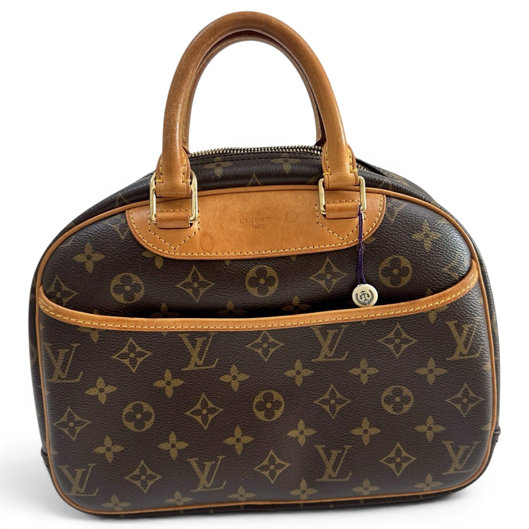 Deauville leather handbag