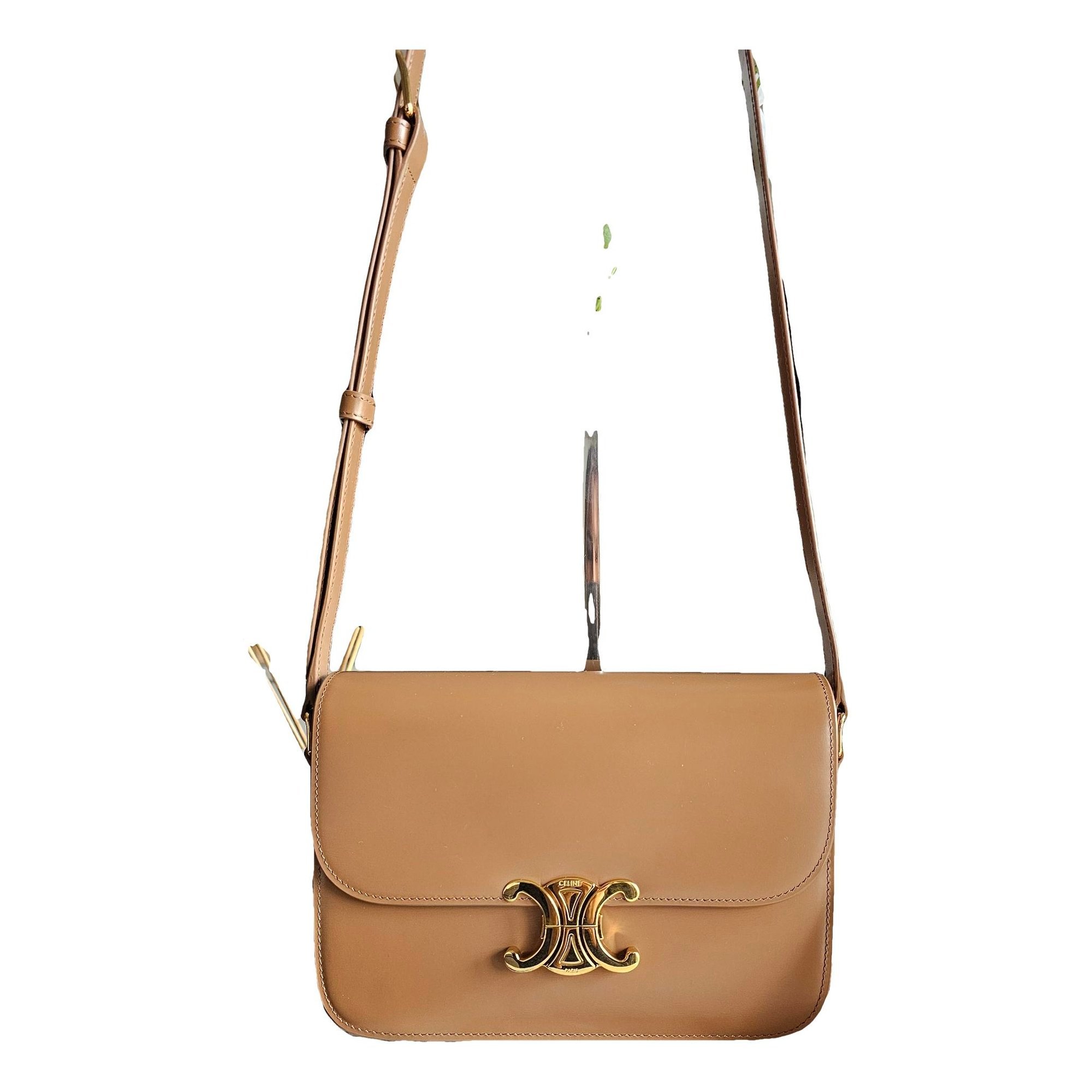 Triomphe leather handbag
