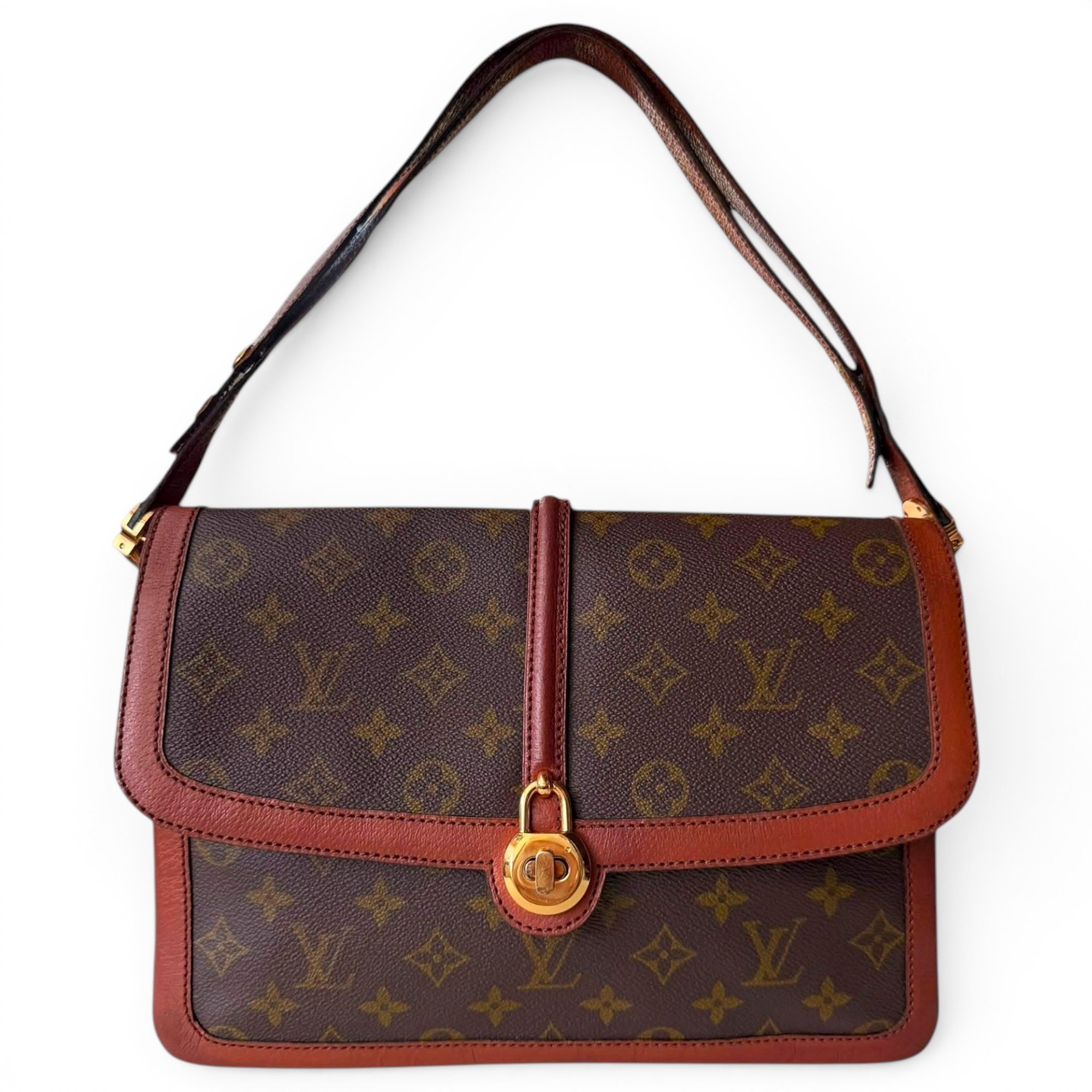 Dauphine Vintage leather handbag