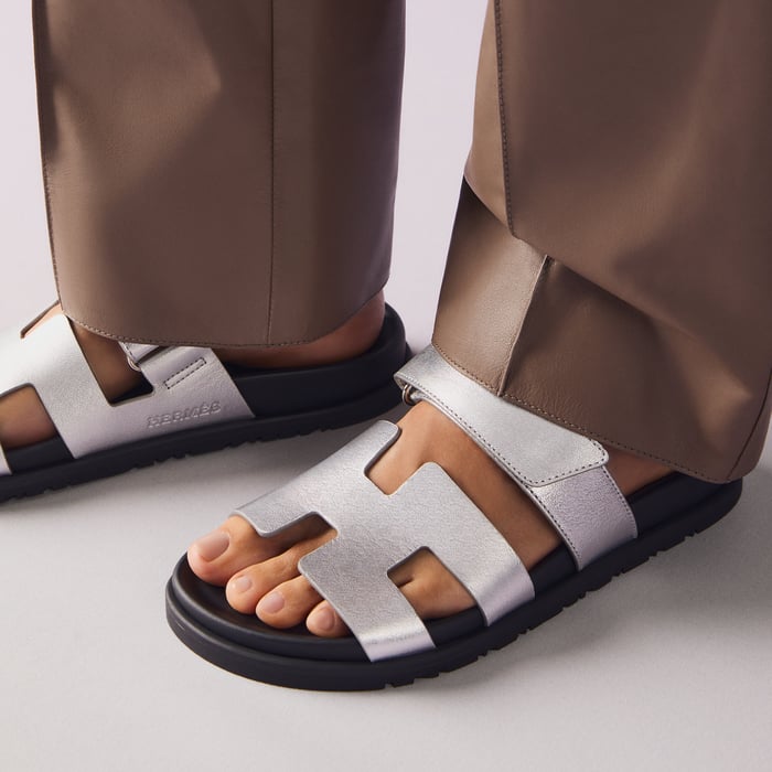 Gris Argenté Chypre Sandal
