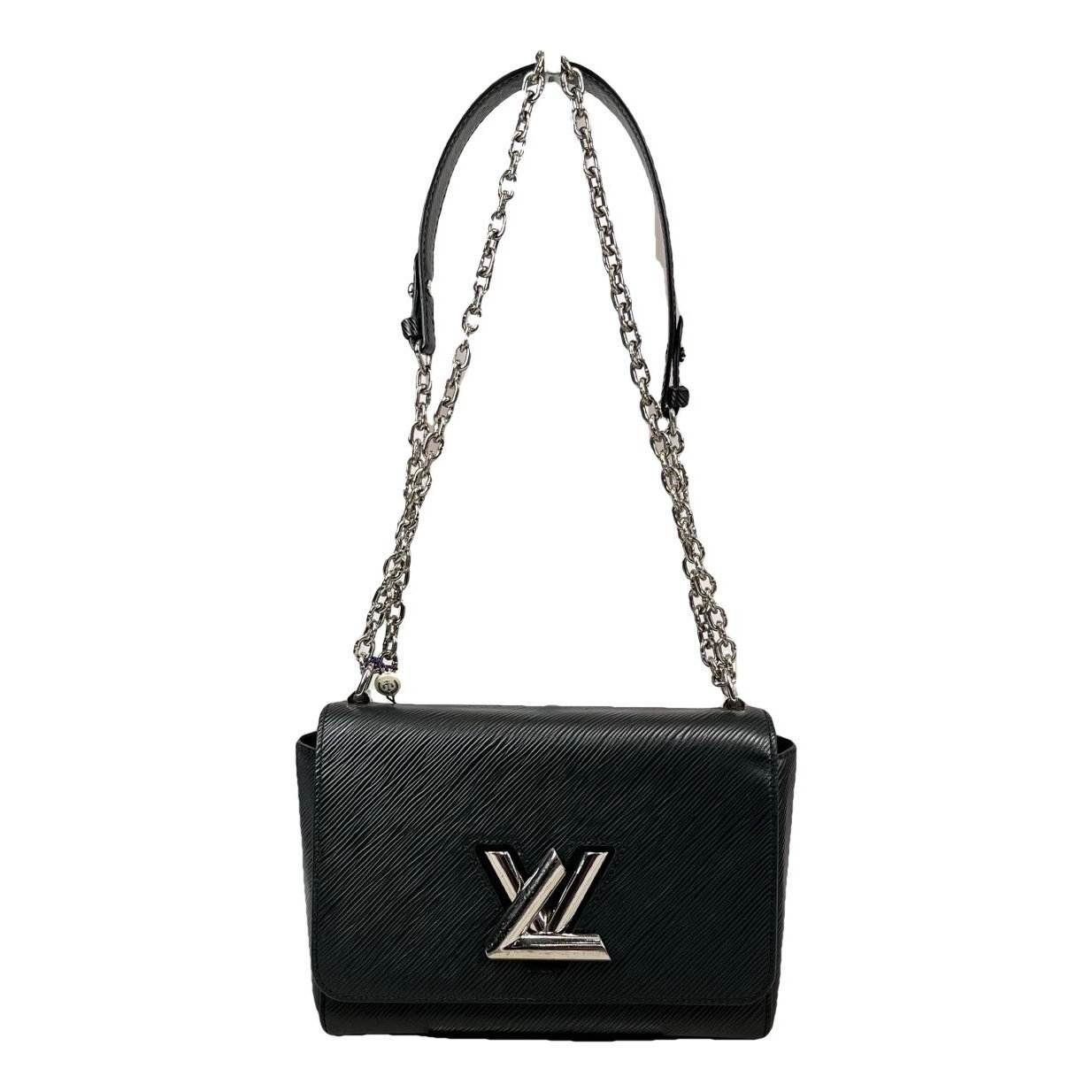 Twist leather handbag