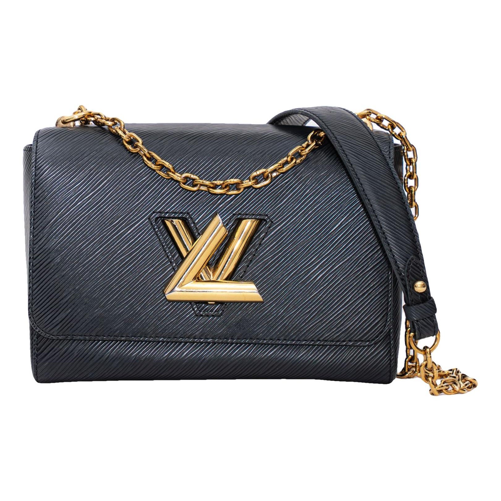 Twist leather handbag