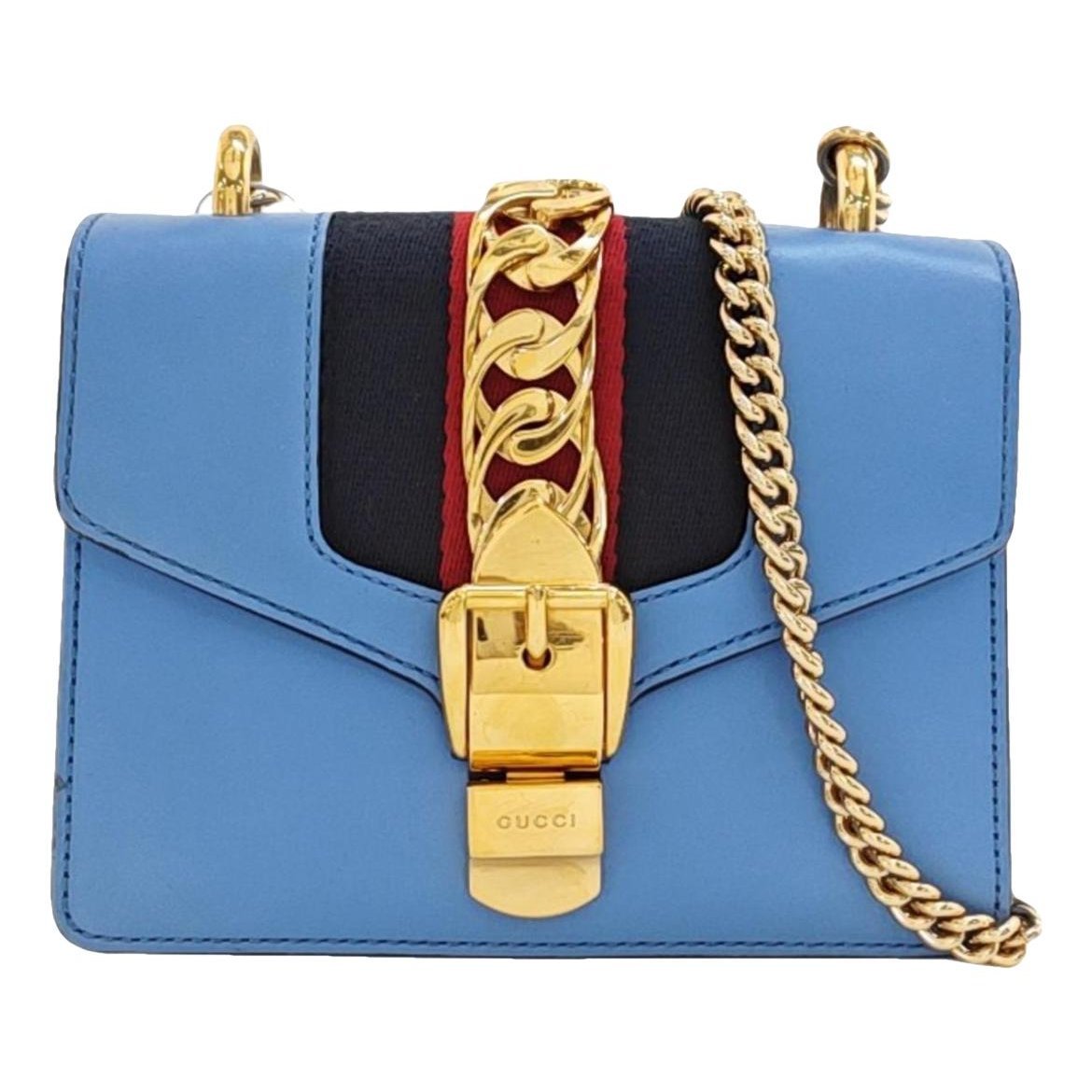 Sylvie Flap Chain leather crossbody bag