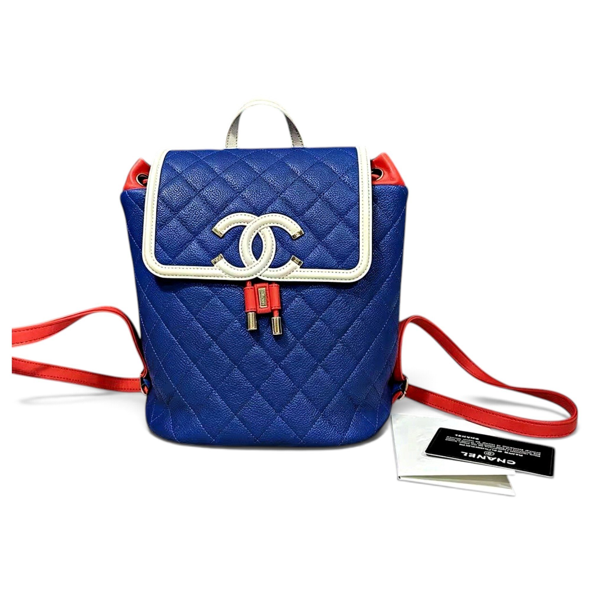 Leather backpack