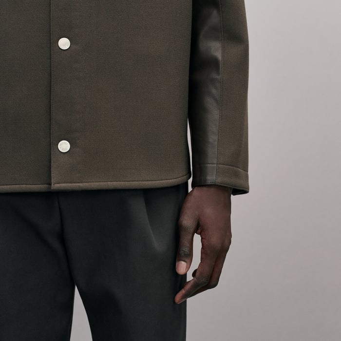 Taupe Overshirt