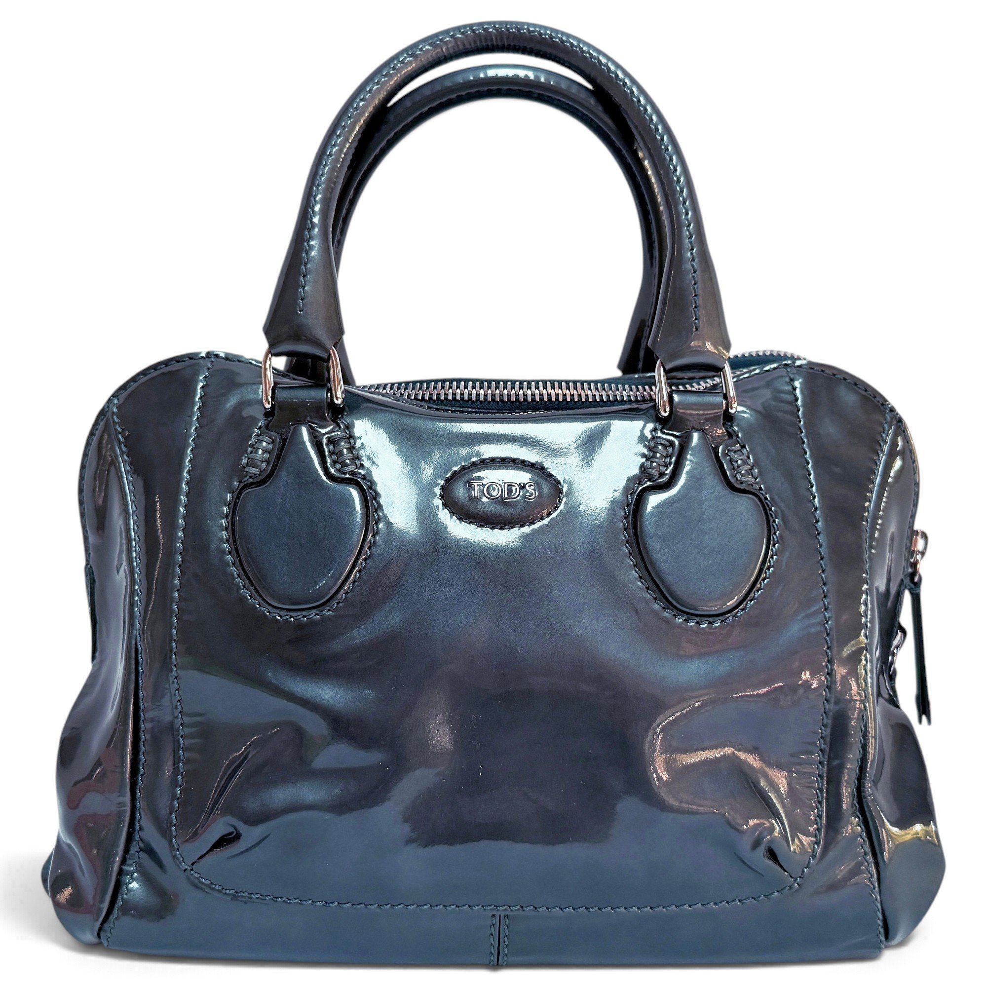D Bag patent leather bag