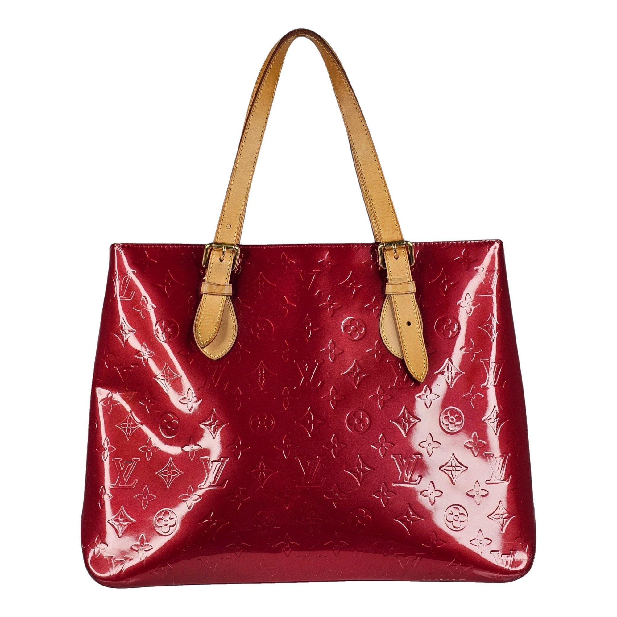 Brentwood patent leather tote