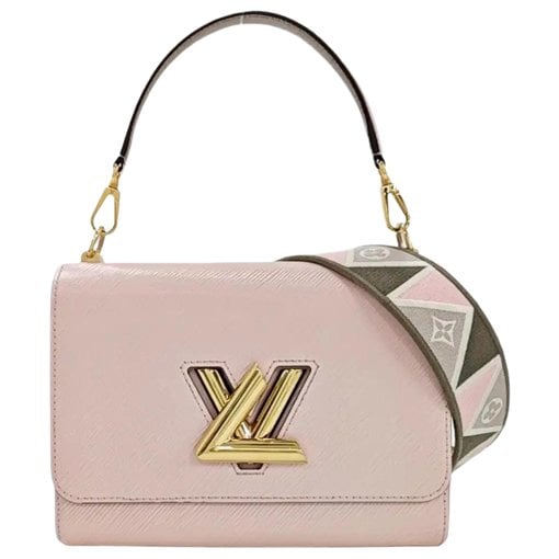 Twist leather handbag