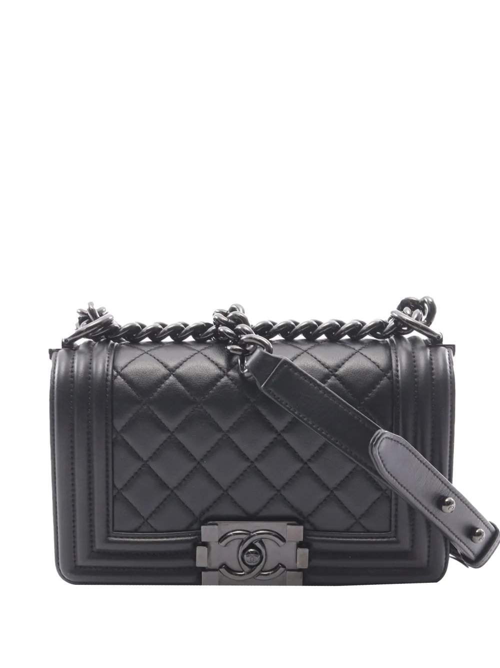 2018 Small Quilted Lambskin Boy Flap crossbody bag