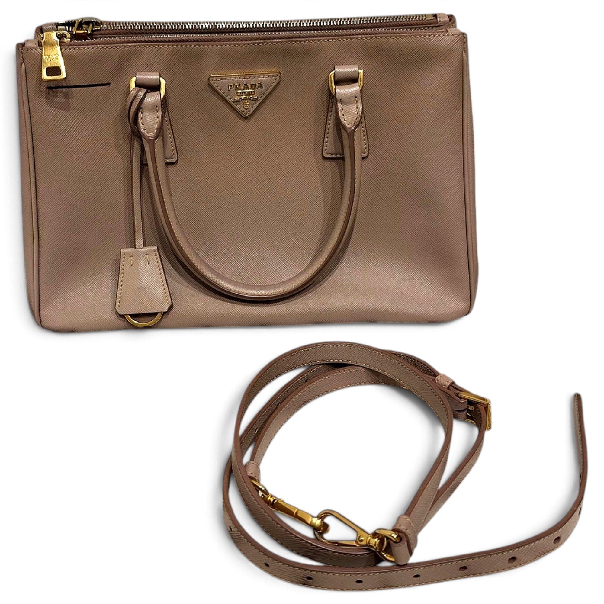 Galleria leather handbag