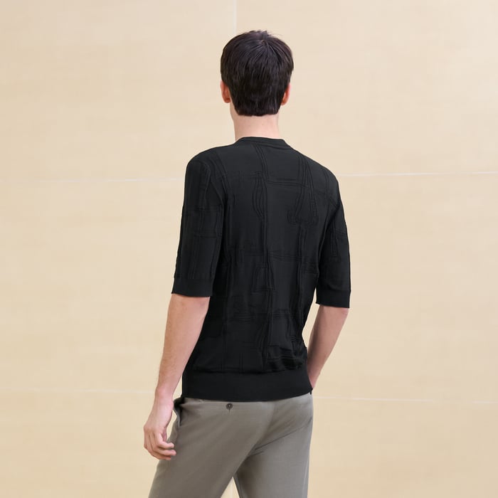 Noir "Jeu De Points Harnais" Crewneck Sweater