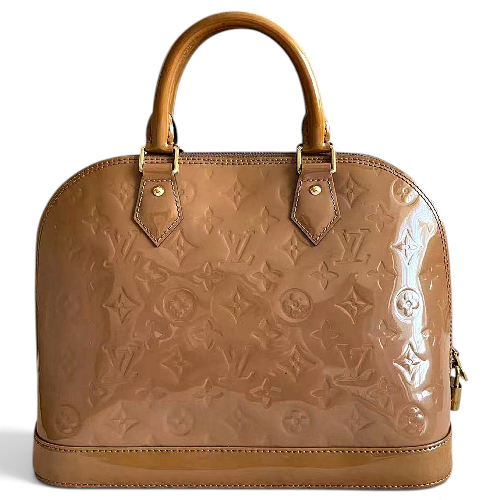 Alma patent leather handbag