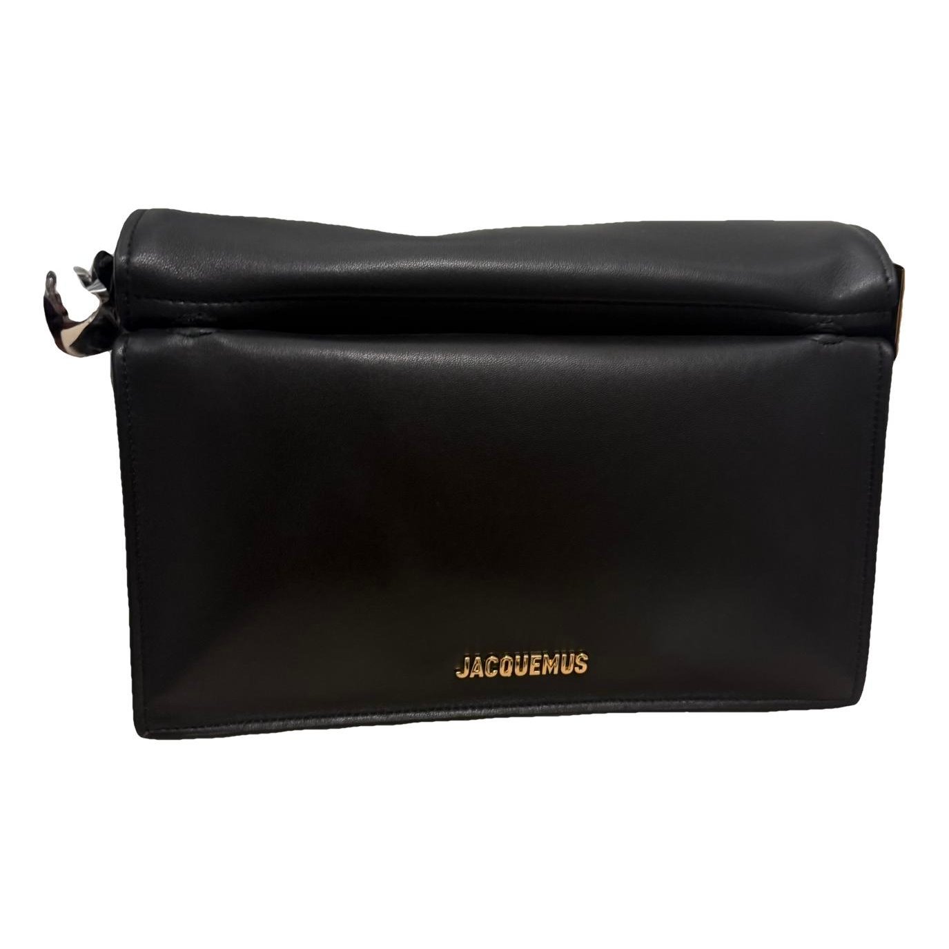 Jacquemus La Pochette Rond Carré leather clutch bag