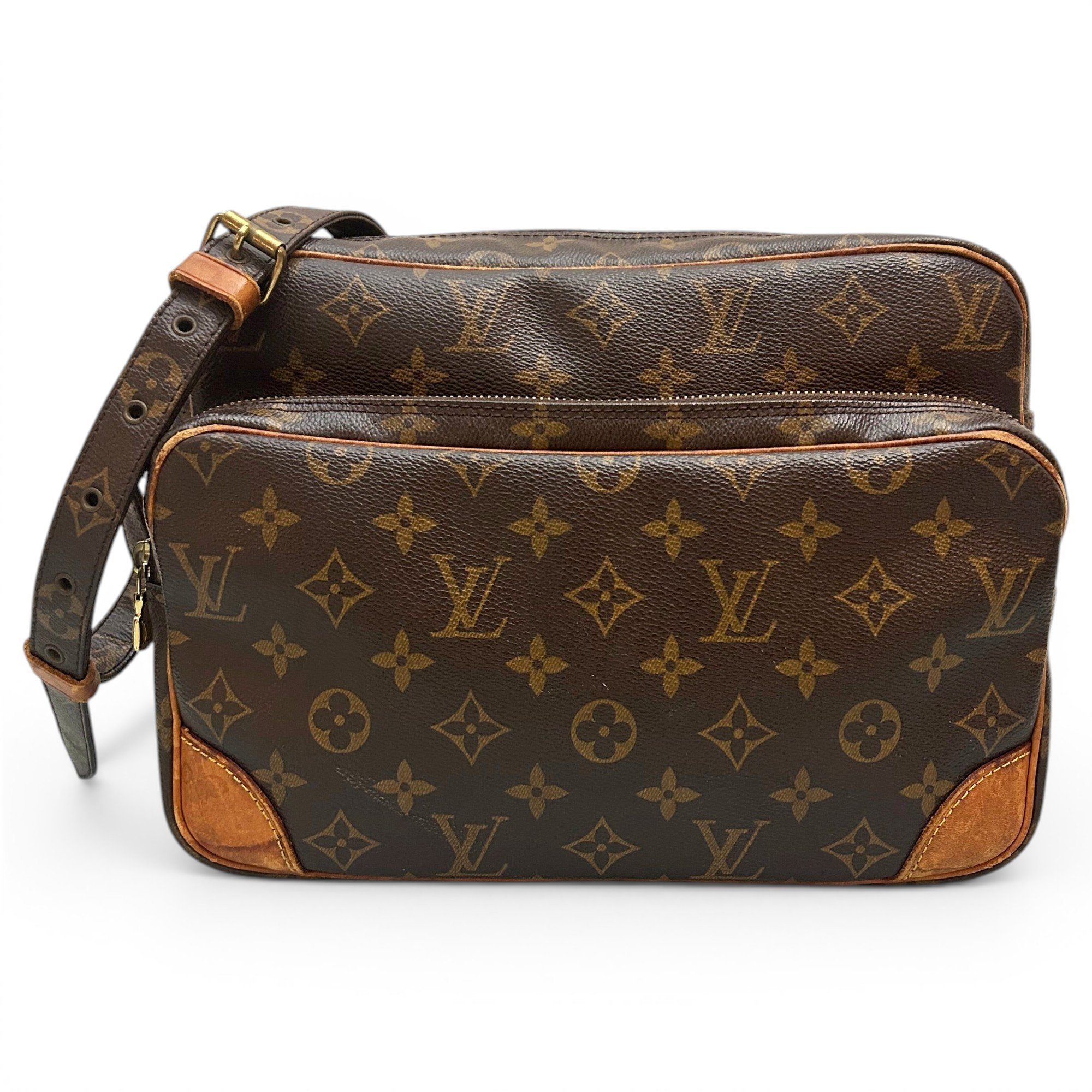 Nile leather crossbody bag