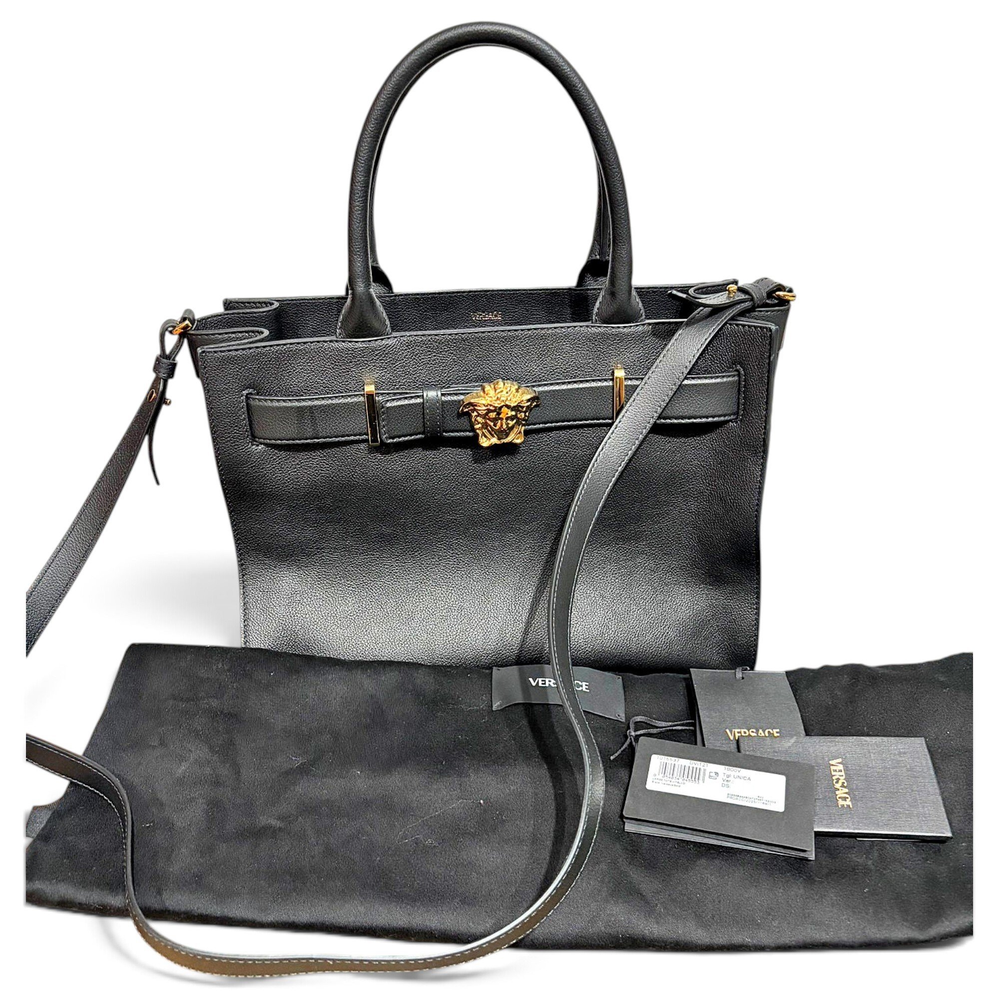 La Medusa leather handbag