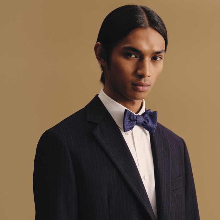 Marine H Discret Unie Bow Tie