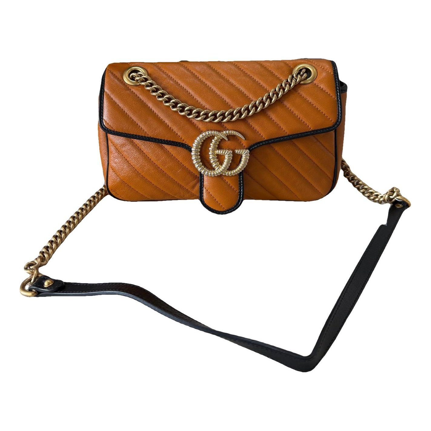 GG Marmont Flap leather handbag
