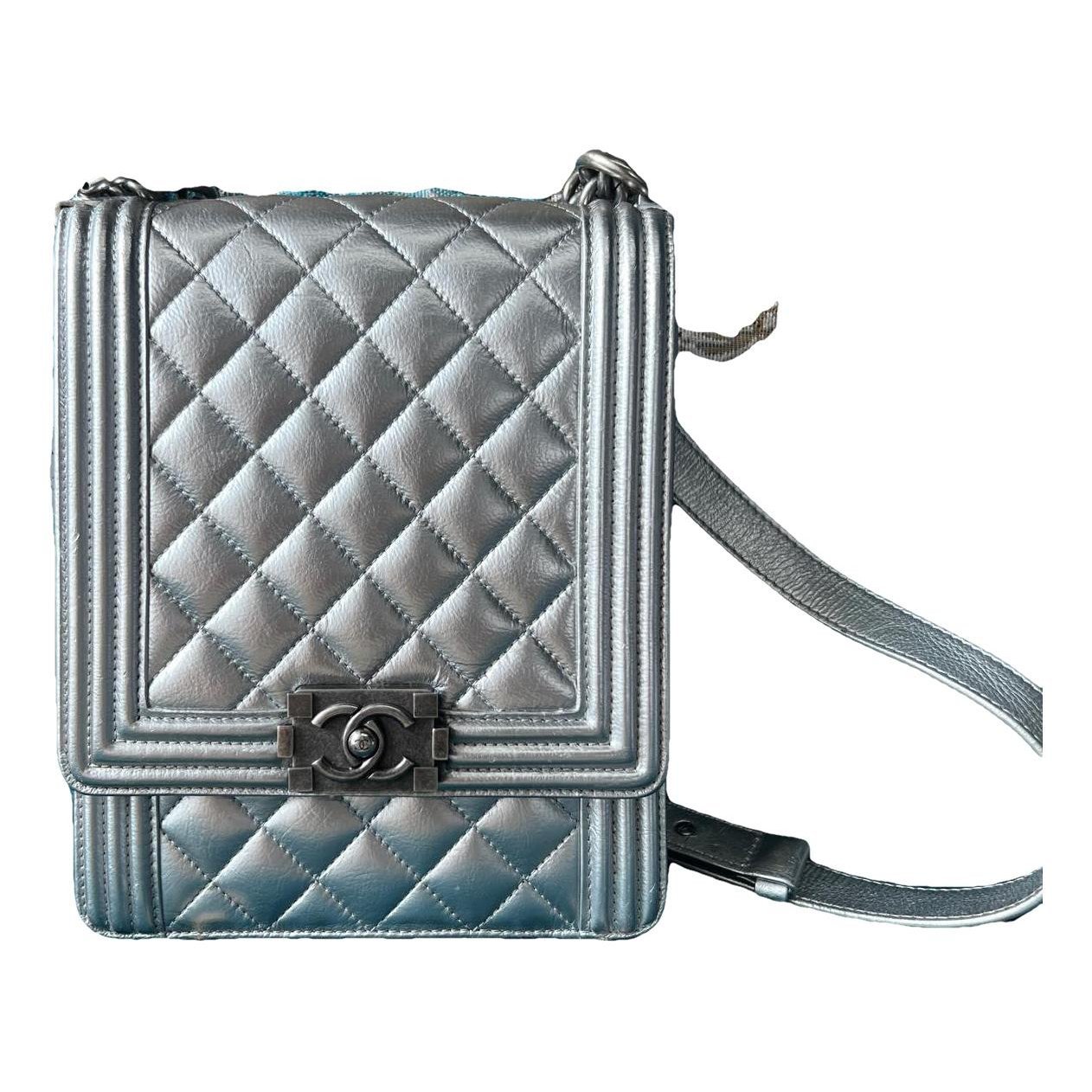 North South Boy leather crossbody bag