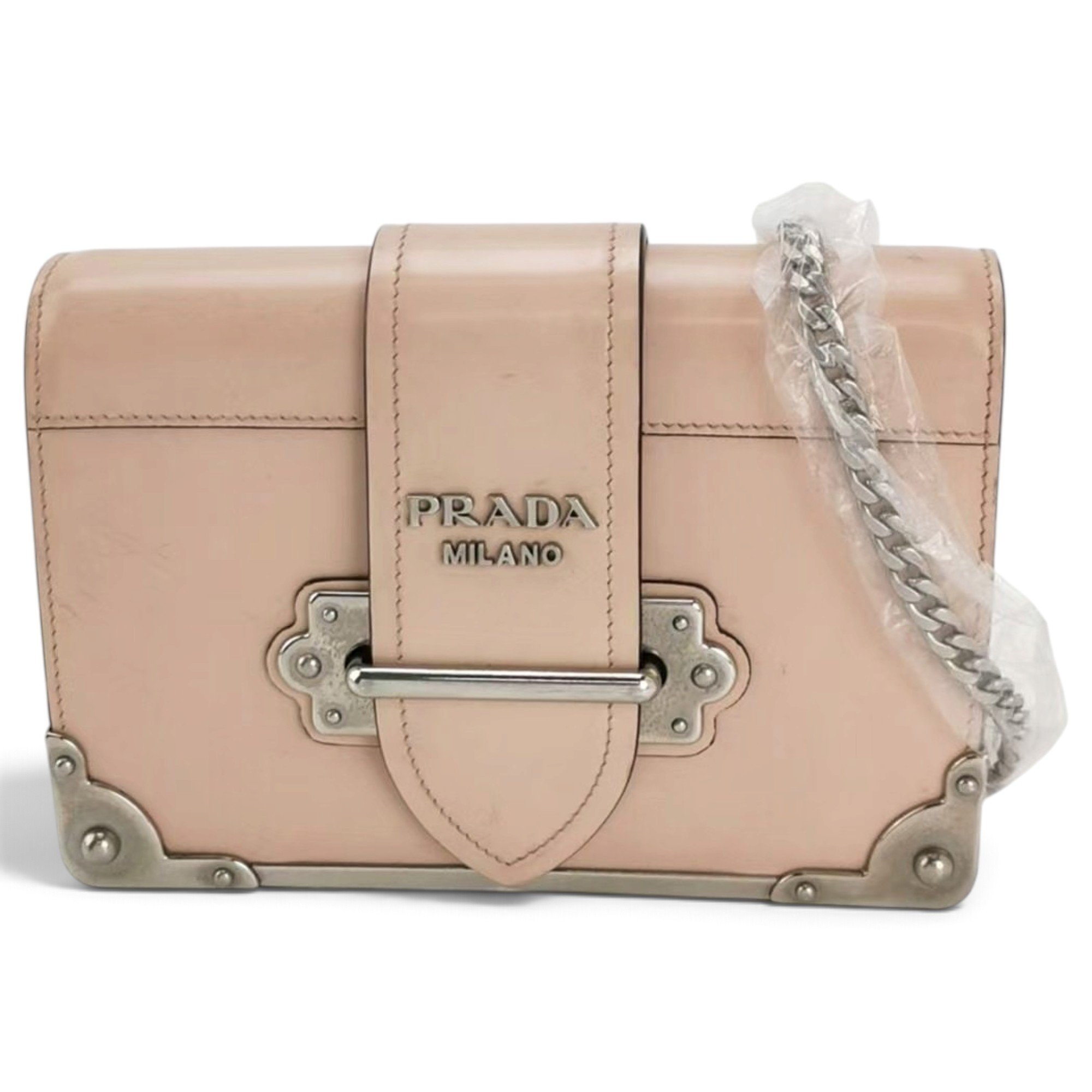 Cahier leather handbag
