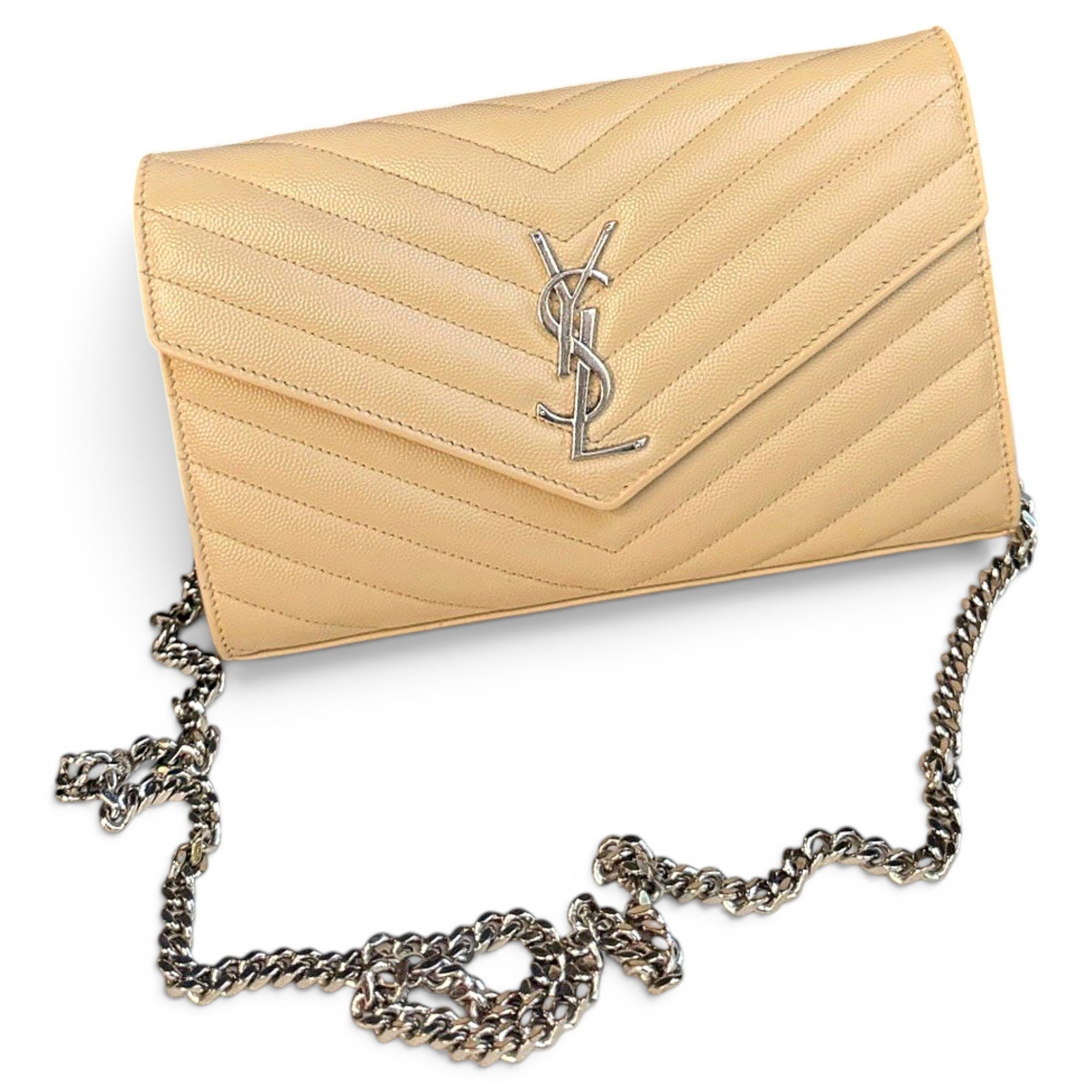 Portefeuille enveloppe leather handbag