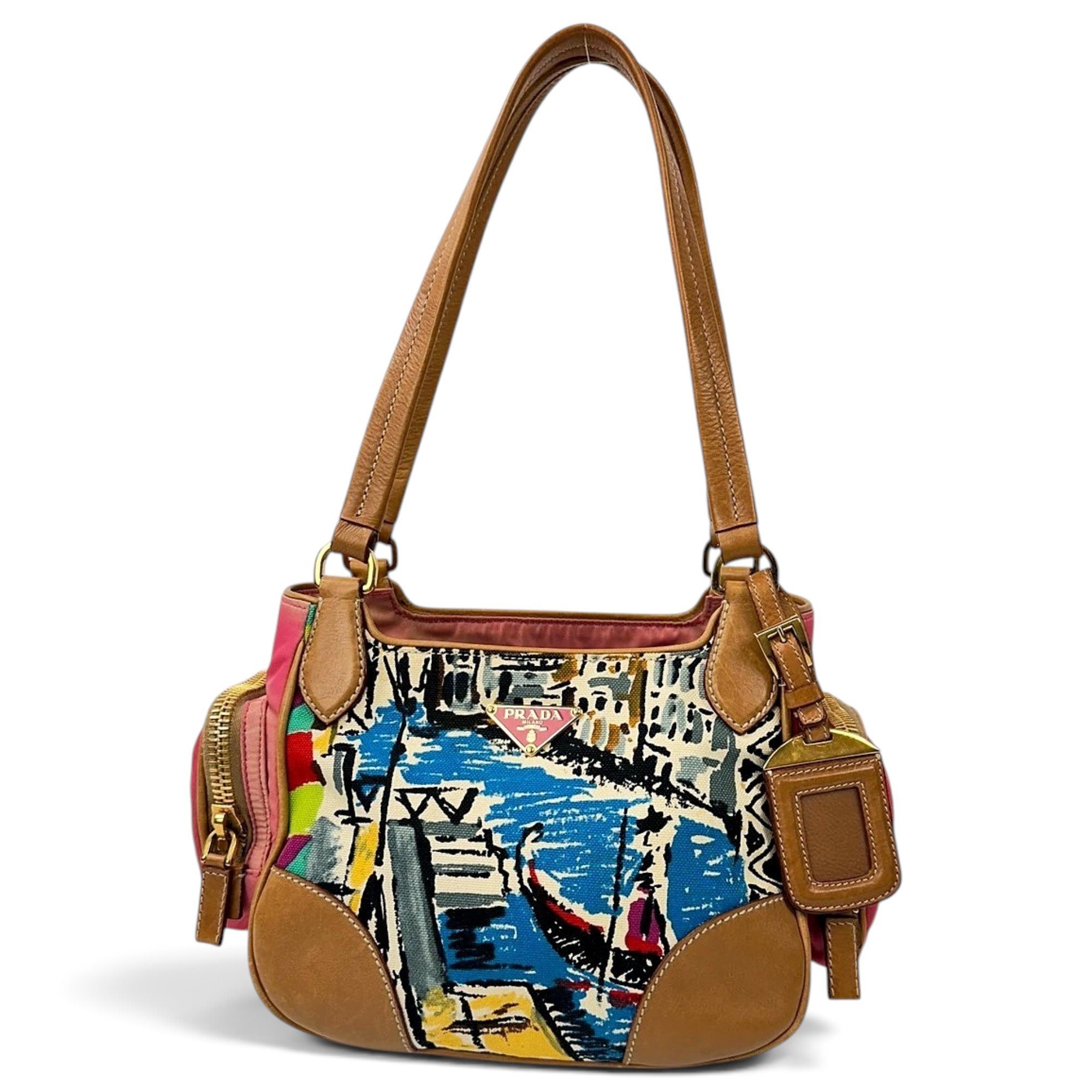 Leather handbag